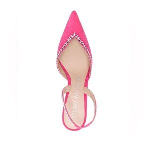 Stuart Weitzman
100mm crystal-embellished pointed pumps